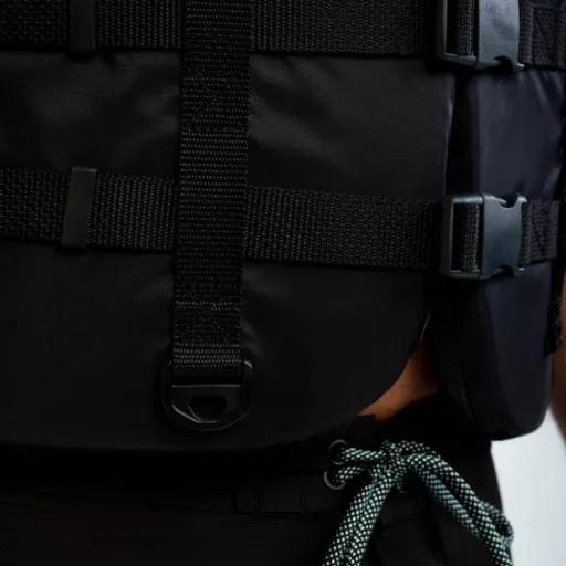 Jobe Dvojna plavalna jopič Unisex Črna