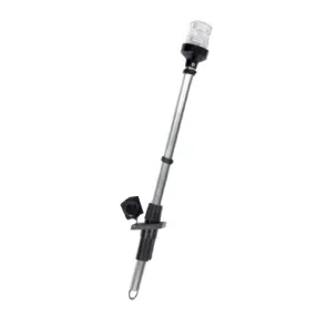 Krog iz belega aluminija ECO 54 cm, zastava, črna