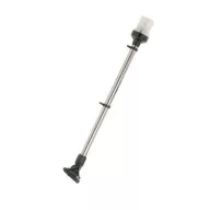 Krog bel 62 cm z belim podstavkom, držalo za zastavo