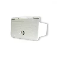 Predal za shranjevanje za HIFI belo ABS 285x180x250