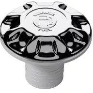   Plastični material v kovinski barvi z rezervoarskim pokrovom