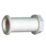 Plastični izpust za bilge 75 mm brez priključka cevi, bel