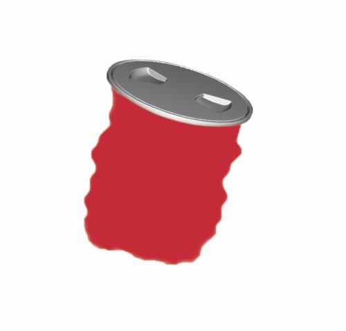 Pokrov predala za shranjevanje, okrogel, bel, z nosilno torbo