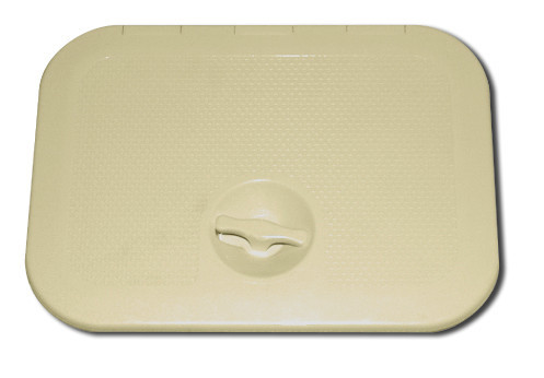 Pokrov predala z zaskočno zaponko ABS bež 270x372 mm