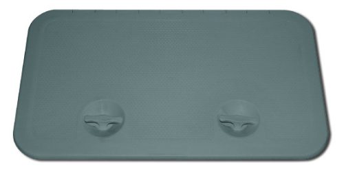 Pokrov predala za shranjevanje z dvema zaponkama ABS siva 355x603 mm