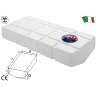   Rezervoar za gorivo v obliki klina za vgradnjo 57 litrov 60x50x15-23 cm