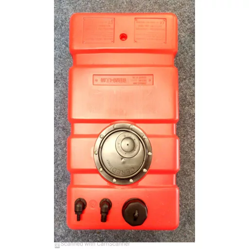 Vgradni rezervoar za gorivo 75 l 80x35x30+5 cm