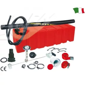 Kompletna posoda za gorivo 75 l 80x35x30+5cm