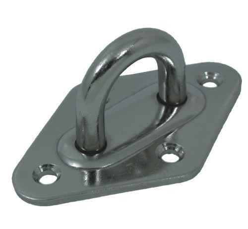Vlečna zanka iz nerjavečega jekla 60x36 mm