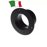 Plastični izpust za bovden, črn, 70 mm