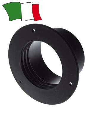 Plastični izpust za bovden, črn, 70 mm