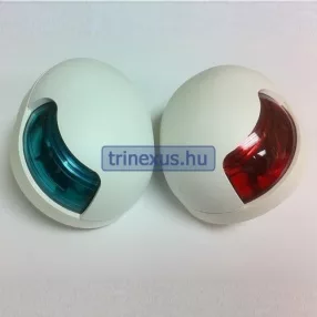 Svetla stran v zeleni in rdeči pari, bela hiša