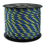 Vrv PP rumeno-temno moder 3 mm