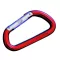 Barvni aluminijasti karabiner 60 mm
