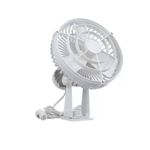 Ventilátor vízálló változó sebességű 12V fekete EVA