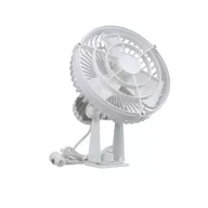 Ventilátor vízálló változó sebességű 12V fehér EVA