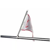   Stolp za zastavo za ograjo iz nerjavečega jekla 44 cm 22-25 mm
