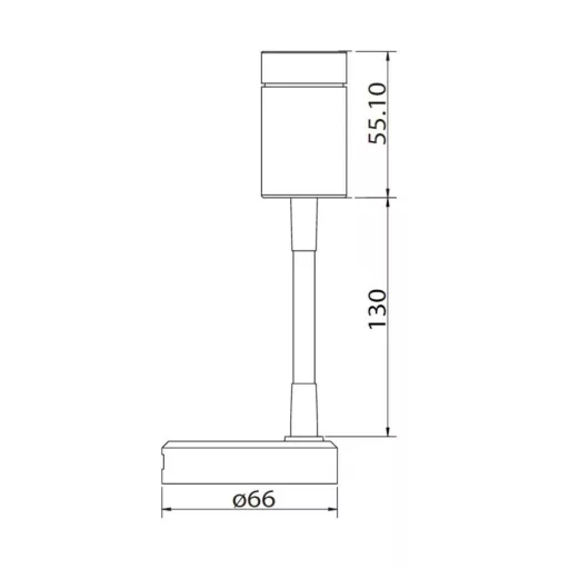 LED olvasólámpa USB töltőaljzattal EVA