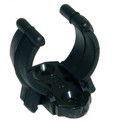 Nosilec naprave iz črnega plastike 37/45 mm