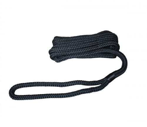 Vrv za čoln z zanko, dvojno pletena 6 m/14 mm temno modra