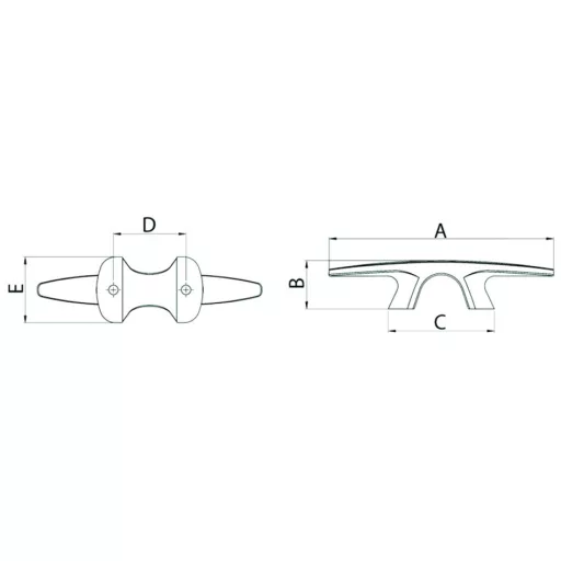 Bika Bulldog acél fekete PDV bevonattal 158 mm EVA