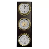 Barometer, termometer, higrometer in ura v kompletu vgrajeni