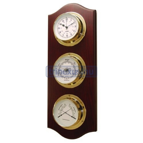 Barometer, termometer, higrometer in ura v kompletu vgrajeni
