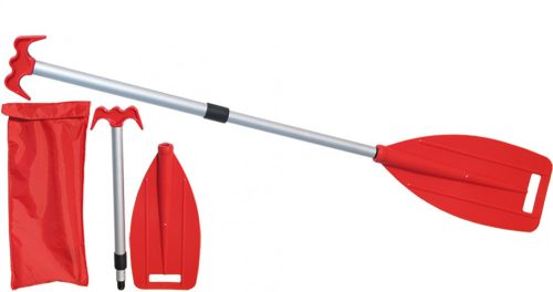 Mini teleskopsko odstranljivo veslo 45/107 cm rdeče