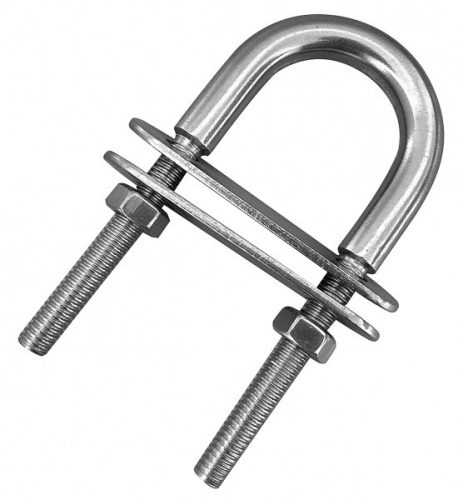 Očes 6x80 mm U-oblik iz nerjavečega jekla