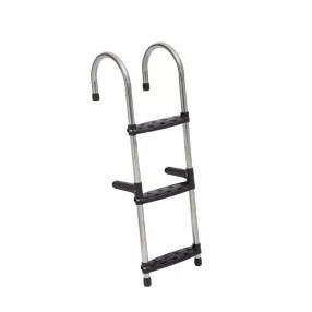 Hajólétra rozsdamentes keskeny 3 fokos EVA