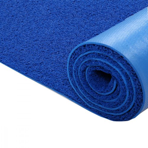Čolnska oblazinjenje z nedrsečo PVC podlago 6x1,2m modro