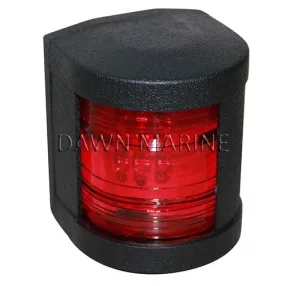 Rdeča LED luč 112,5° v črnem ohišju