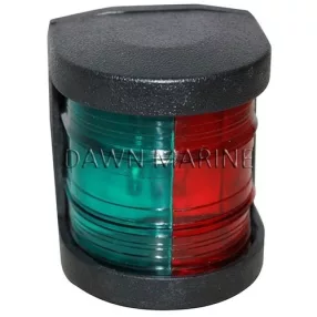 LED luč zelena-rdeča 225° v črnem ohišju