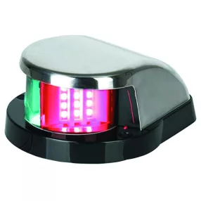   LED svetilka za nos zelena-rdeča 225° vodoravno v kovinskem ohišju