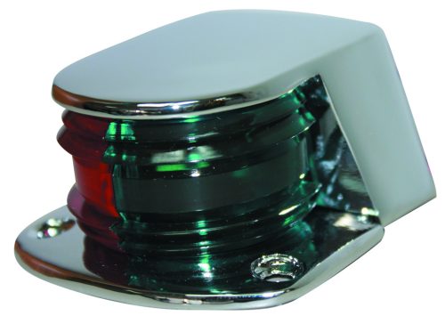 Fény orr LED zöld-piros 225° vízsz. fém házban DAW