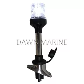 Krog LED bela snemljiva iz nerjavečega jekla 23 cm