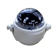 Črni kompas v stremenu Optronics 86 mm
