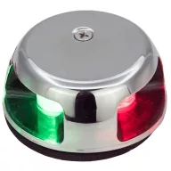   LED svetilka zelena-rdeča 225° vodoravno v kovinskem ohišju