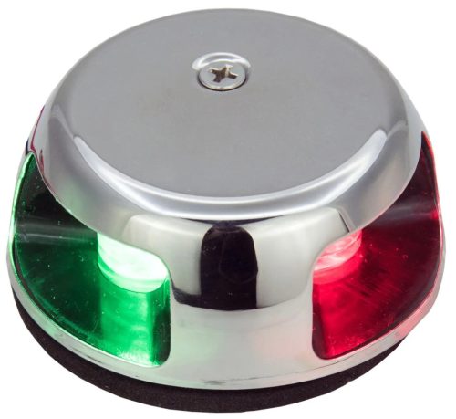 Fény LED zöld-piros 225° vízsz. fém házban DAW