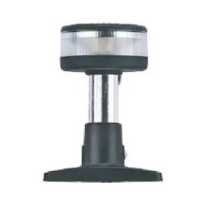 Krog bel z 6 LED-diodami, podnožje, v črnem ohišju