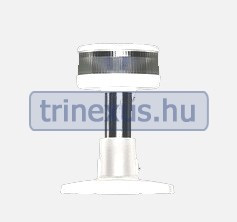 Krog bel s 6 LED diodami, podnožje, v belem ohišju