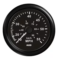 Števec hitrosti KUS 55 MPH črn