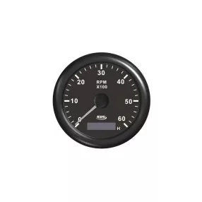   Število vrtljajev in števec delovnih ur KUS 6000 vrt/min, črno