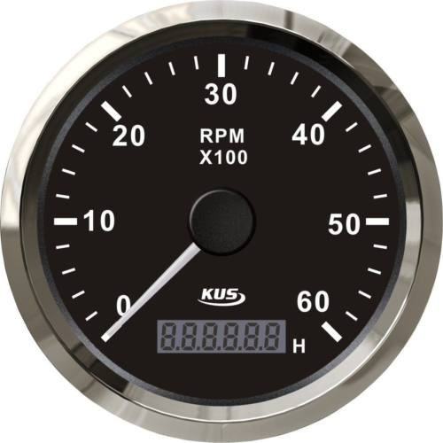 Število vrtljajev in števec delovnih ur KUS 6000 RPM iz nerjavečega jekla