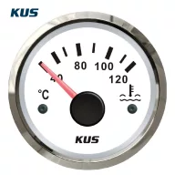 Prikaz temperature vode KUS iz nerjavečega jekla, bela