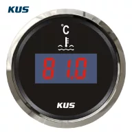   Digitalni merilnik temperature vode KUS iz nerjavečega jekla, črne barve