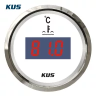   Digitalni merilnik temperature vode KUS iz nerjavečega jekla, bel