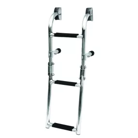   Stopnišče za čevlje 3 stopinje iz nerjavečega jekla, nastavljivo 63x25 cm