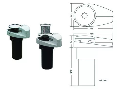 Električna vertikalna vitelna naprava 1100 W