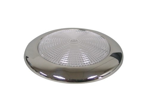 Kabinsko svetilo ravno 28 LED iz nerjavečega jekla 132 mm